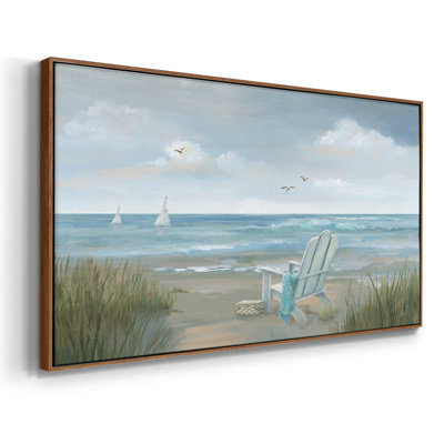 Vue sur la mer - Toile tendue avec châssis, prête à accrocher