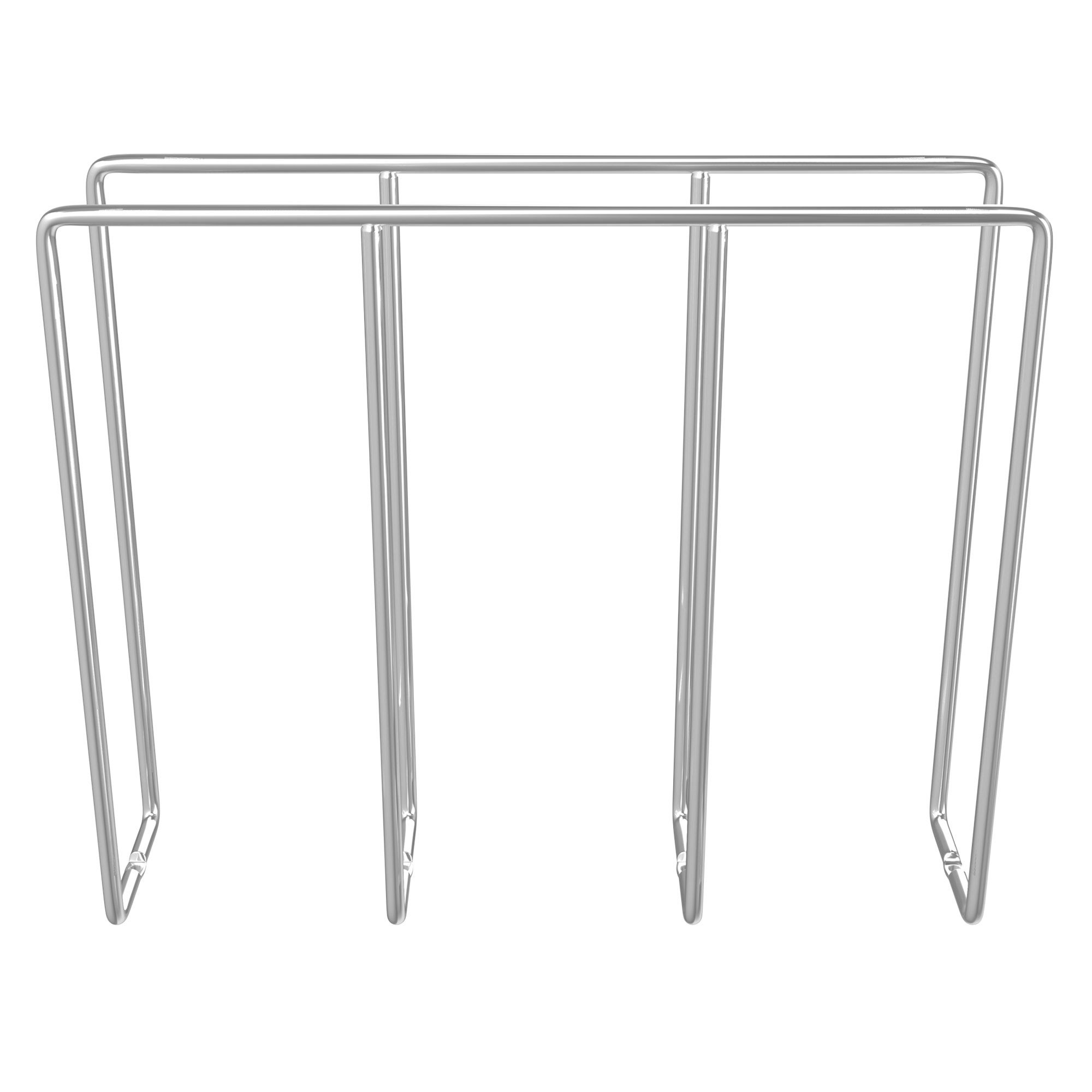 Rev-A-Shelf U-Shaped Wire Tray Divider Bakeware Cookie Sheet Organizer for  Wall or Base Kitchen Cabinets for Face Opening of 3.25 Chrome, 596-10CR-52