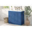 Meuble-lavabo sur pied 36 po avec lavabo en céramique, armoire de rangement avec 2 tiroirs et tablette en bois massif et panneau de fibres à densité moyenne