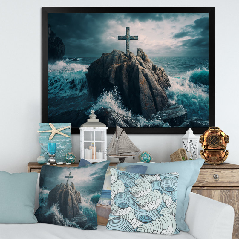 Reproduction d'art sur toile, Cadre photo noir, H 12 po x l 20 po x P 1 po