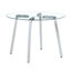 Ensemble de table de salle à manger 5 pièces Lyndora Modern Glam-2087344090-2087344071