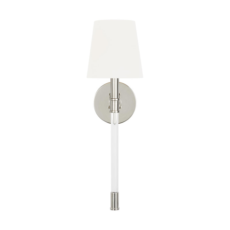 Michelly Steel Wallchiere , Polished Nickel