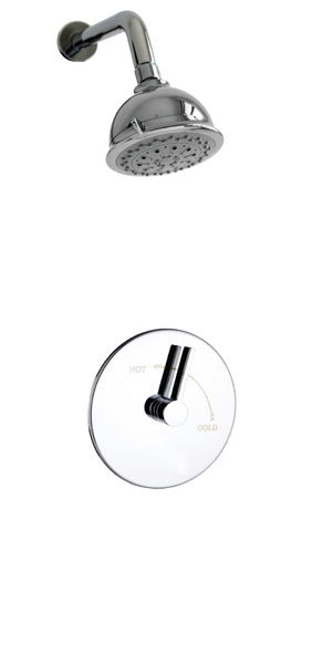 Thermostatic Shower Faucet, Polished Chrome