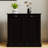 Tilt-Out Black Laundry Storage Cabinet. E1 Made, Deformation-. Painting For A Flawless Finish. Two Compartments With Removable Bags. Load-Bearing 100 Pounds. Assembly Manual Included Organizer - Fine-1244068452