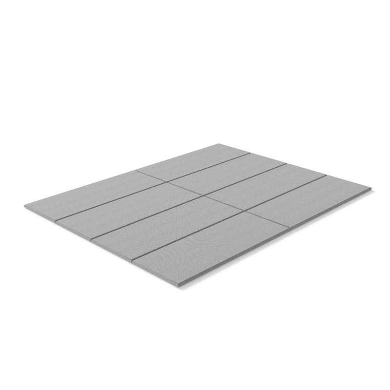 Planche de 0,3 po, panneaux de support de lit pliables, support de matelas à profil bas avec housse, Double / double