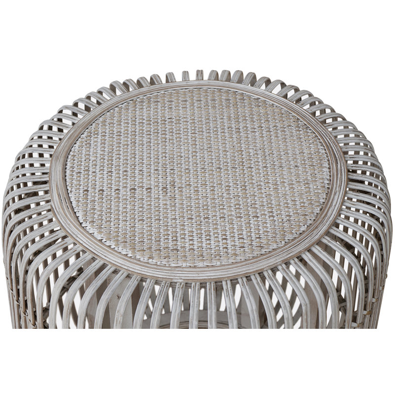 Ensemble de tables basses 2 pièces Anoka, Blanc délavé