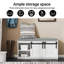 Banc de rangement en bois blanc-481184551