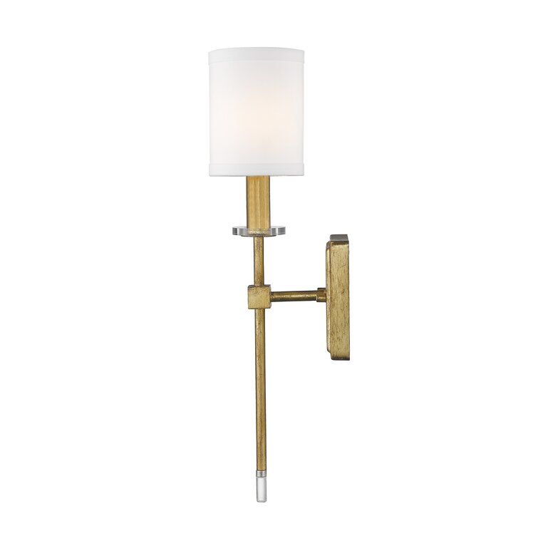 Miltona 1 - Light Dimmable Distress Gold Wallchiere