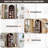 63'' Tall Arched Bookcase with 2 Large Glass Doors, Farmhouse 5 Tier Pantry Storage Cabinet with Adjustable Shelf, for Living Room, Dining, Kitchen, Walnut-1490512794