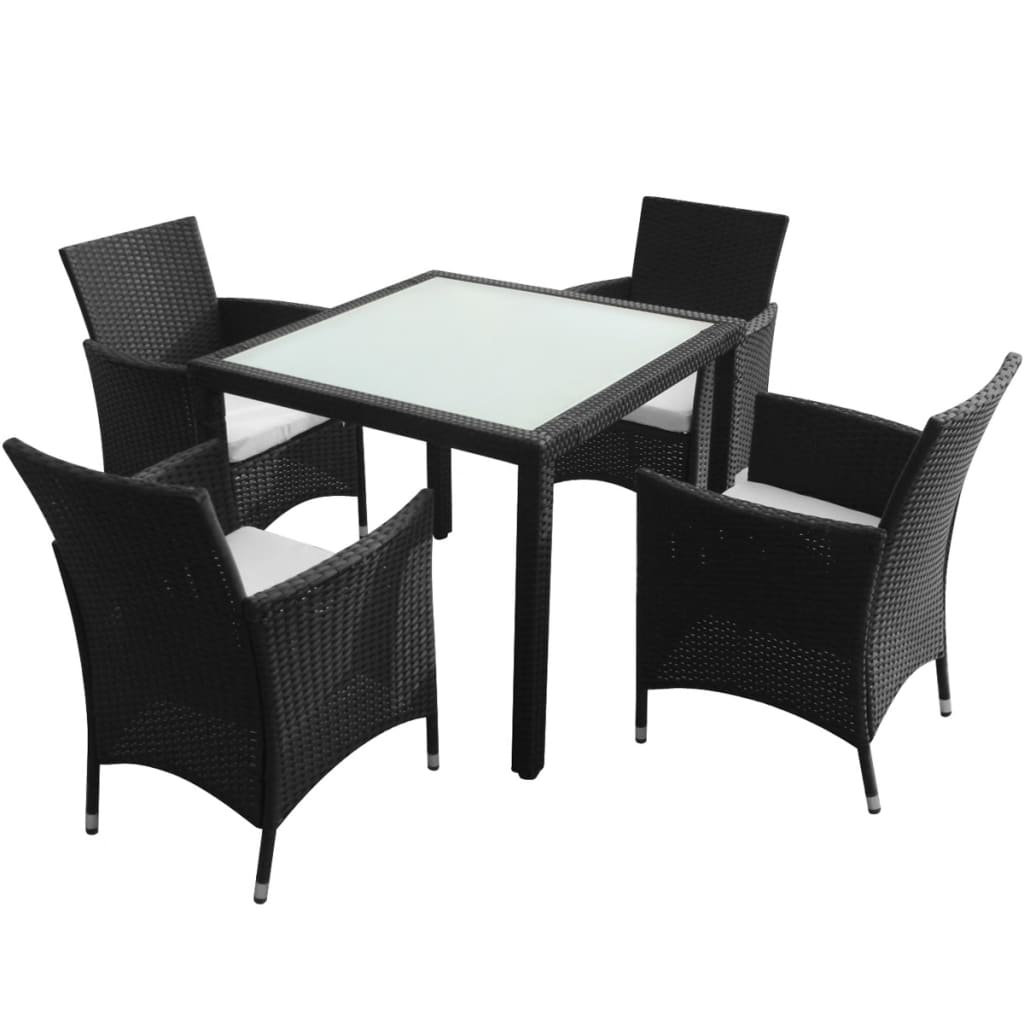 Syrine Square 5 - Piece 4 - Person 90Cm L Outdoor Table Set