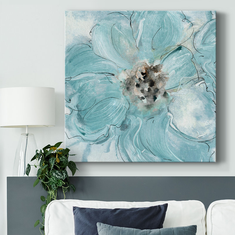 «Flower Portrait I», reproduction sur toile tendue, H 40 po x l 40 po x P 1,5 po