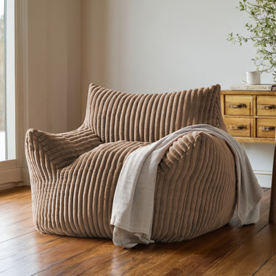 Compression Lazy canapé salon chambre canapé simple fauteuil en velours côtelé