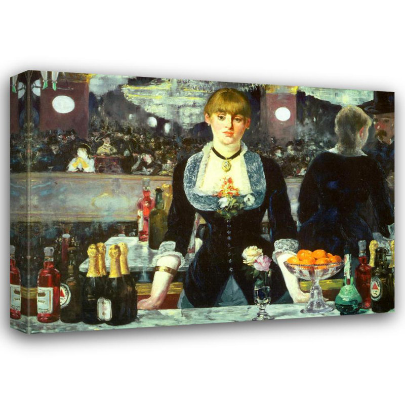 Un bar au Folies-Bergere, H 13 po x l 18 po