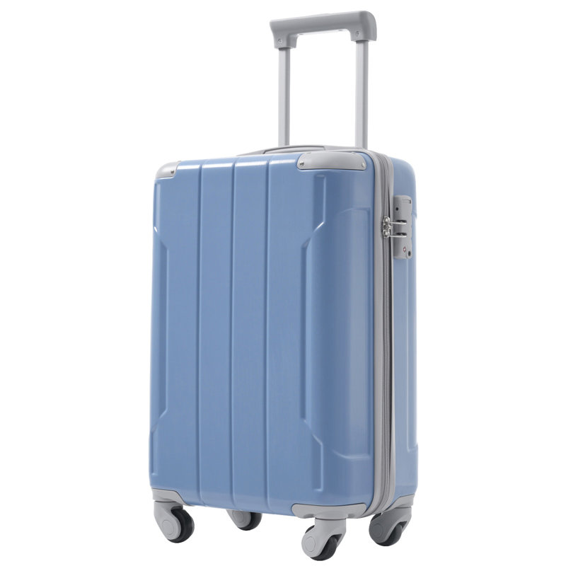Ensemble de bagage à main 20 pièces 3 pièces avec roulettes, valise légère en ABS rigide pour les escapades à Weedend