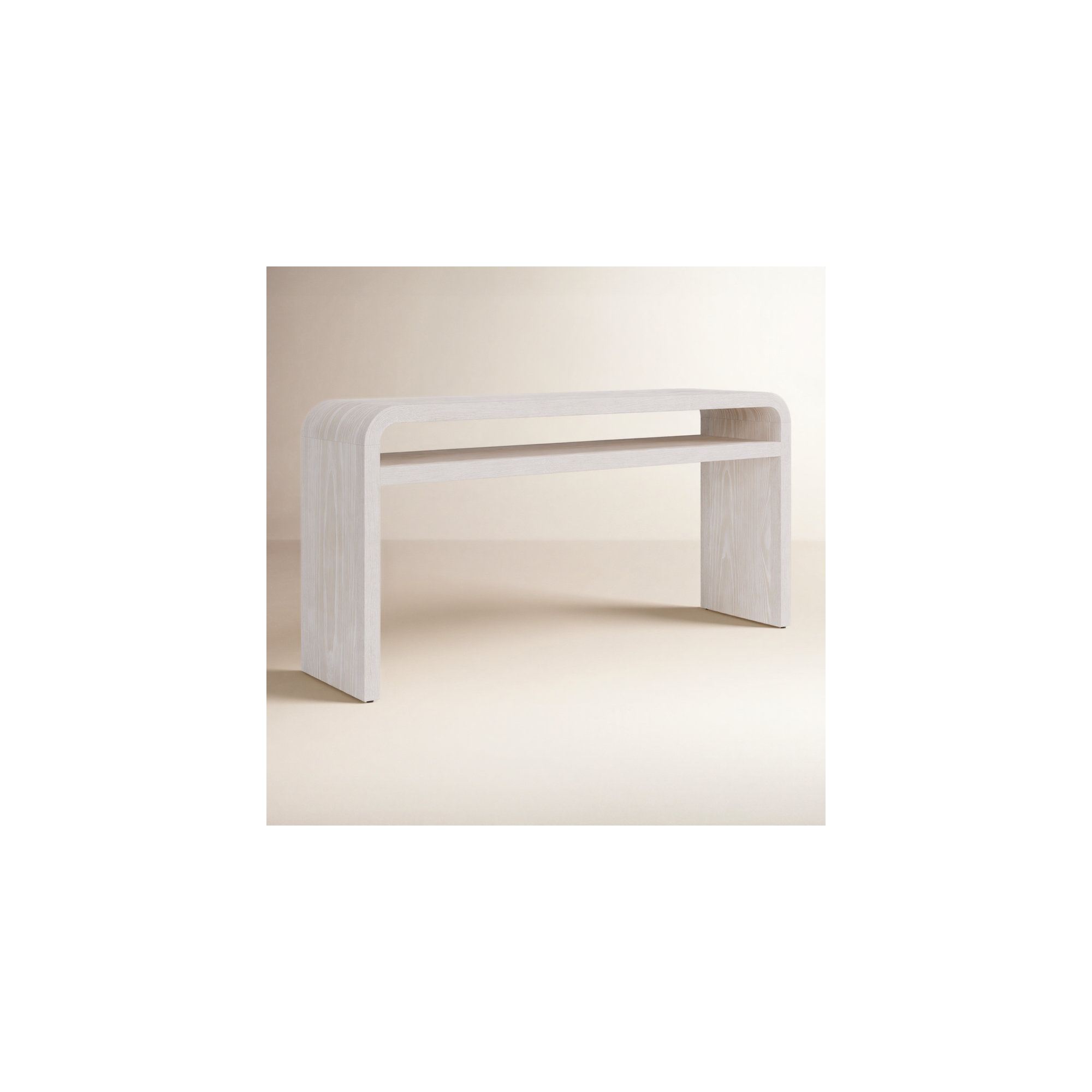 Essie 30" H x 60" W Solid and Manufactured Wood Console Table