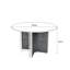 Round Metal Base Dining Table