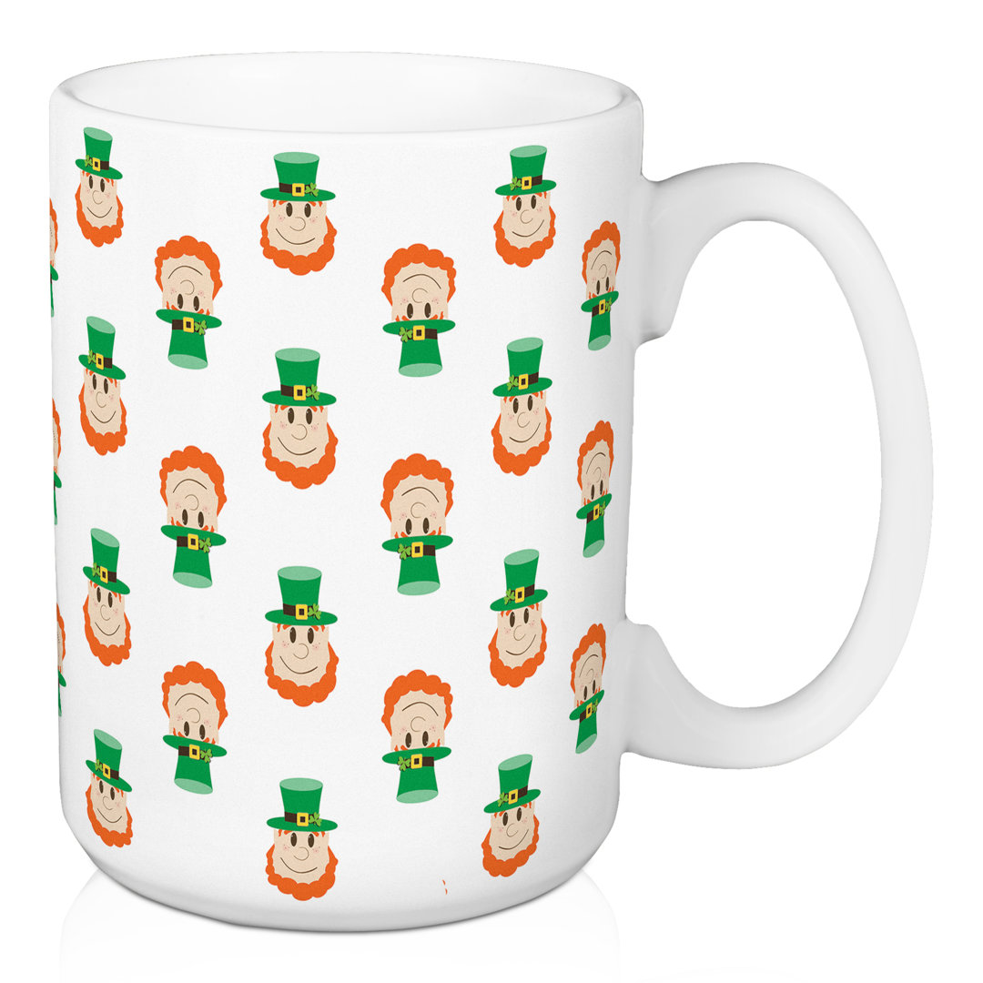 Bilski Tiny Leprachaun Pattern Coffee Mug The Holiday Aisle®