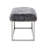 Renoir Faux Fur Metal Frame Ottoman Bench For Bedroom-22279239-22279241