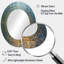 Miroir décoratif rétro sur fond métallique-825771204