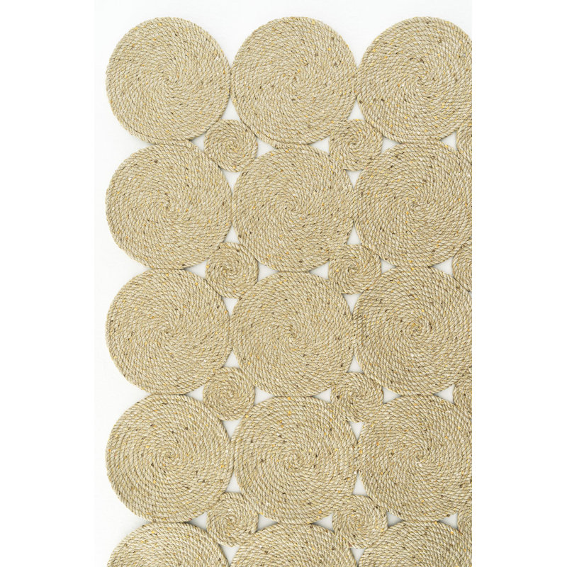 Amarisa Geometric Hand Knotted Indoor / Outdoor Area Rug, Rectangle 120 x 180cm
