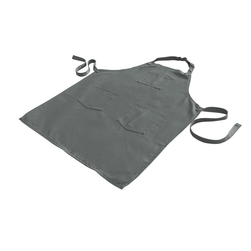 Solid Color Sunbrella Chef Apron, Charcoal