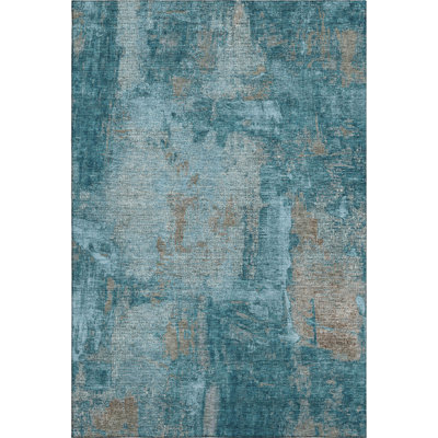 Premium Machine Washable Natoma AMF989 Abstract Rug