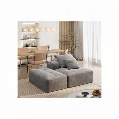 Canapé simple en tissu d'ameublement Chenille