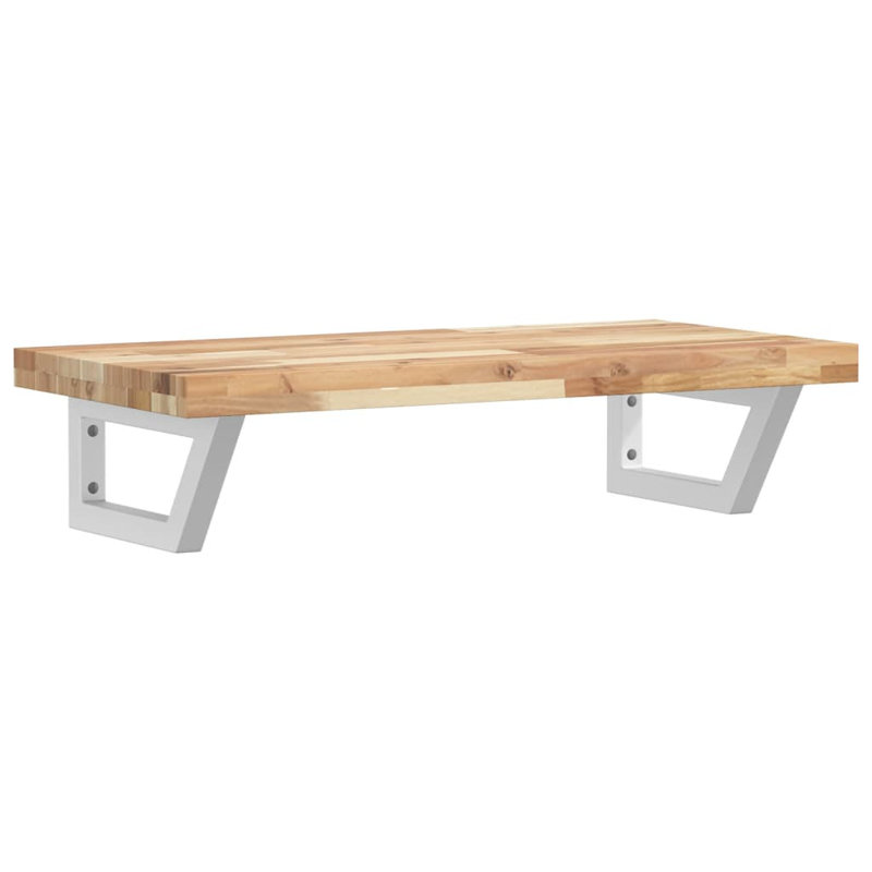 60cm Bathroom Vanity Top, Brown/White