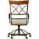Jefferson 45" Round Table 5 Piece Swivel Dining Set