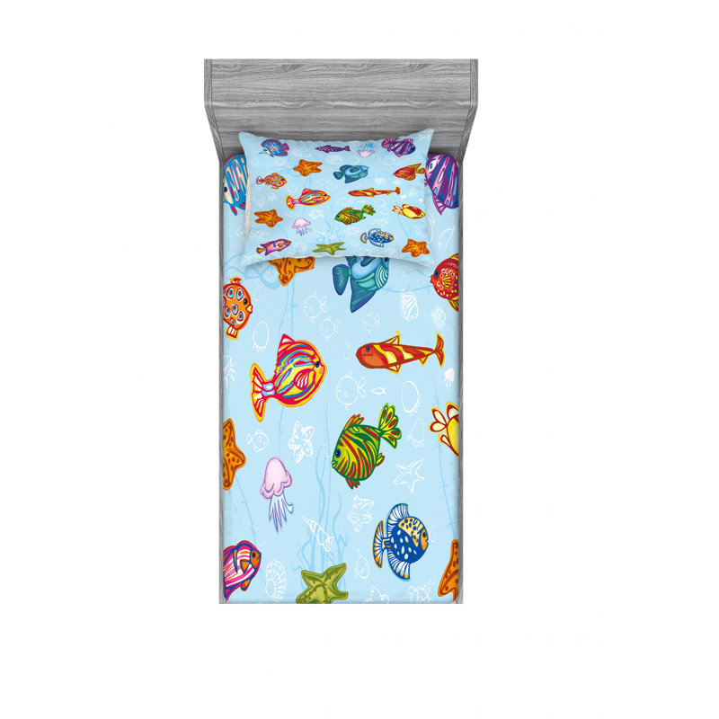 Microfiber Sheet Set, Twin XL Sheet Set with Fitted Sheet