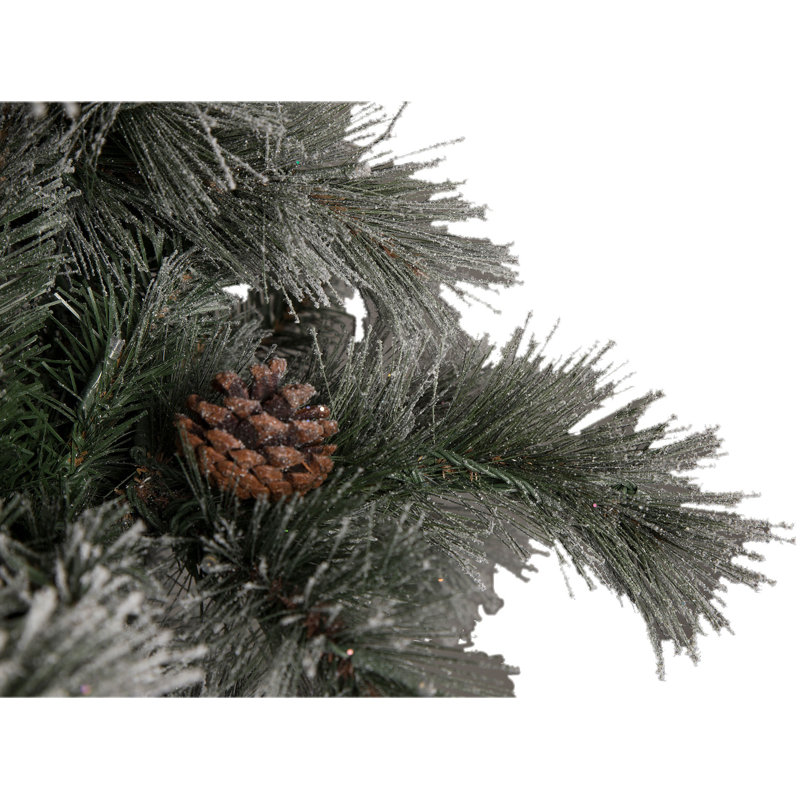 Aspen Lighted Artificial Christmas Tree, 9'