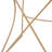 Johnson 24.75" Counter Height Stool - Gold-48311877-18665570