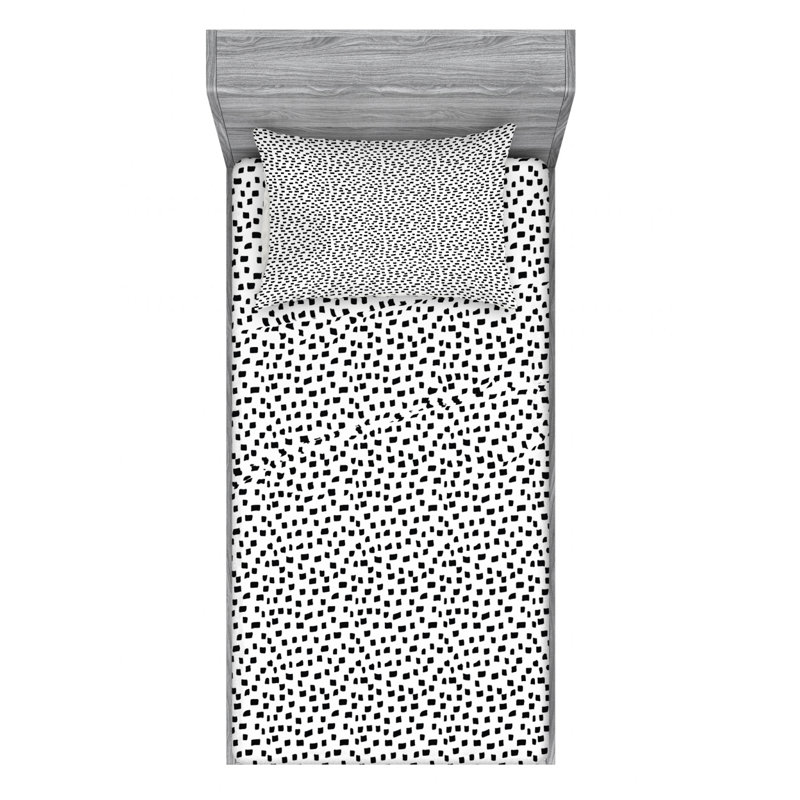 Microfiber Sheet Set, Twin Sheet Set with Fitted Sheet