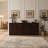 Mid Century Modern V-Shape Storage Cabinet, Dark Walnut-931698750