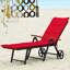 Chaise longue simple avec coussins 73 po Gracely-263747740