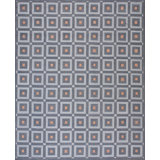 American Hooked Wool Geometric Area Rug