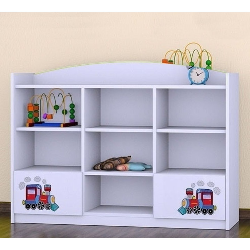 Kate 92cm H X 129cm W Transportation Kids Cube, White
