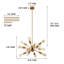 Merilyn 12 - Light Sputnik Chandelier