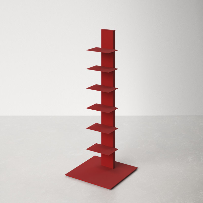Ajax Steel Ladder Bookcase - Stylish & Space-Saving