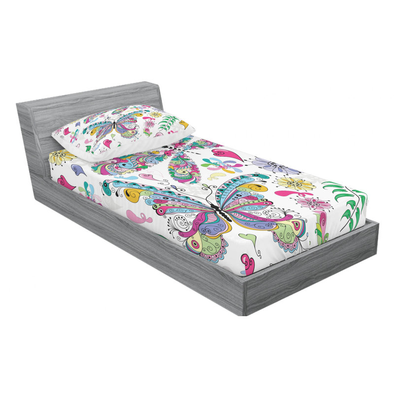 Microfiber Sheet Set, Twin XL Sheet Set with Fitted Sheet