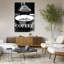 Art mural contemporain fraîchement coulé espresso-1392277608