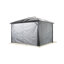 Rideaux gris Sojag pour pavillon de jardin Meridien, filé-27121837