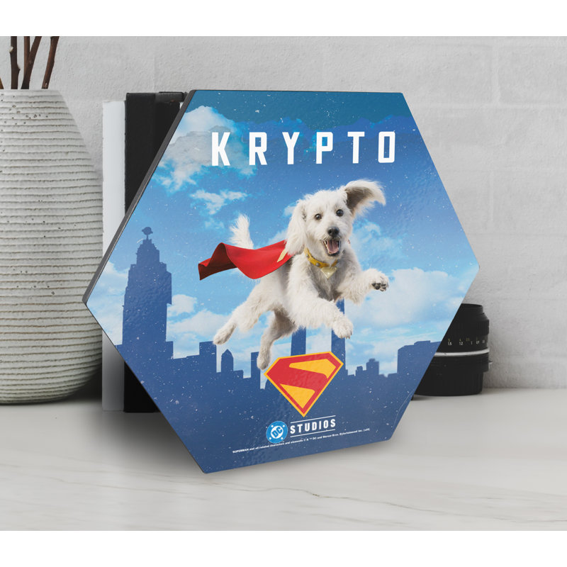 Art mural Superman 2025 (Krypto dans le ciel)