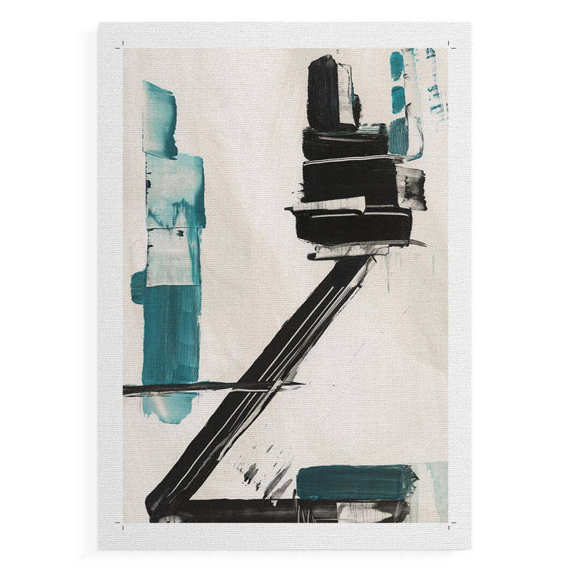 Geometry Notes IV -Canvas Print Only - NOT FRAMED