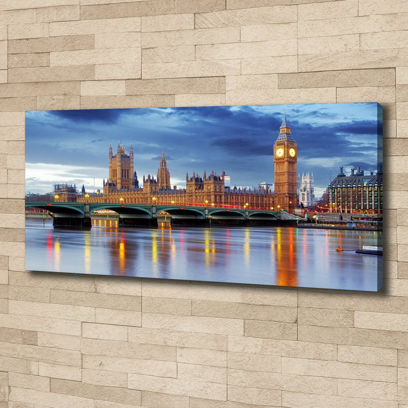 River Thames London - Wrapped Canvas Print