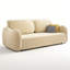 Canapé ajustable en velours crème Tech-545315435