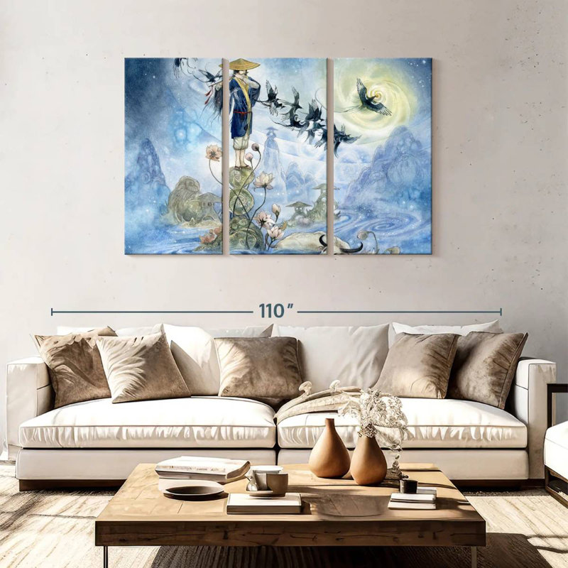Kelan The Herder, 48" H x 74" W