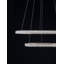 2 - Light Cylinder LED Chandelier
