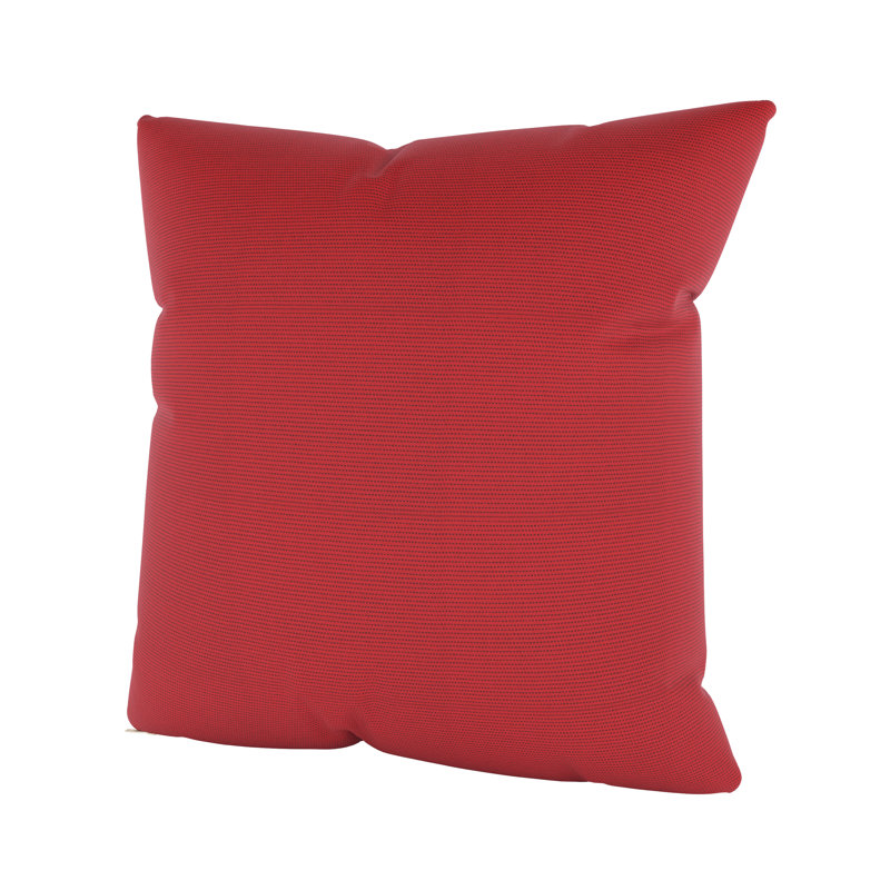 Gabi Sunbrella® Indoor/Outdoor Throw Pillow, Square 16", Red