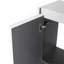 Armoire latérale de salle de bain 12 po, portes à fermeture douce, conception à fixation flottante (emballage KD)-1568856247-1568856244